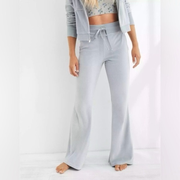 aerie Pants - Aerie orange velvet sweat pants